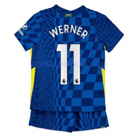 Barn Fotballdrakter Chelsea Timo Werner 11 Hjemme 2021-22 Kortermet